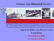Tablet Screenshot of holmenhistory.org